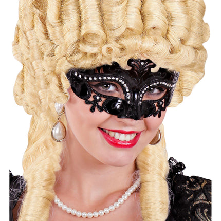 Masque noir pour les yeux Venise noire