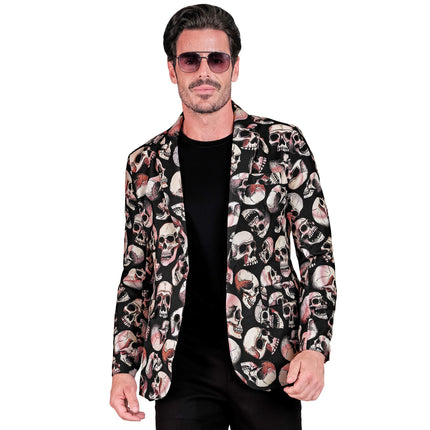 Veste d'Halloween Homme Tête de mort