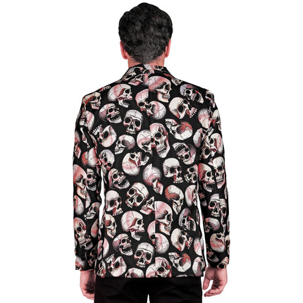 Veste d'Halloween Homme Tête de mort