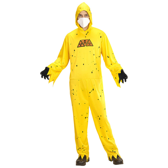 Costume d'Halloween Toxicité jaune