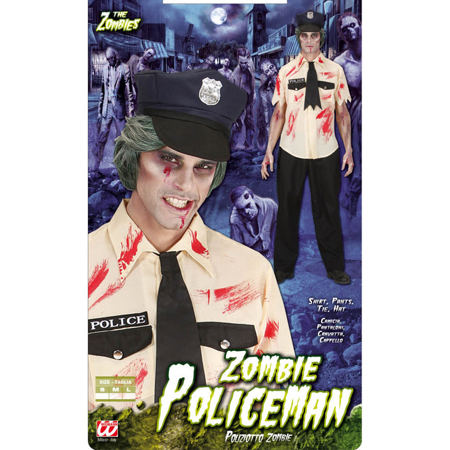 Costume d'Halloween Zombie Police