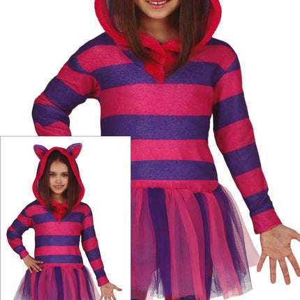 Costume de chat enfant violet