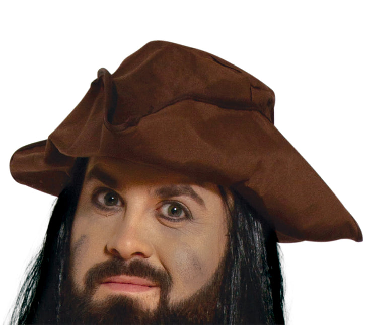 Costume de pirate marron