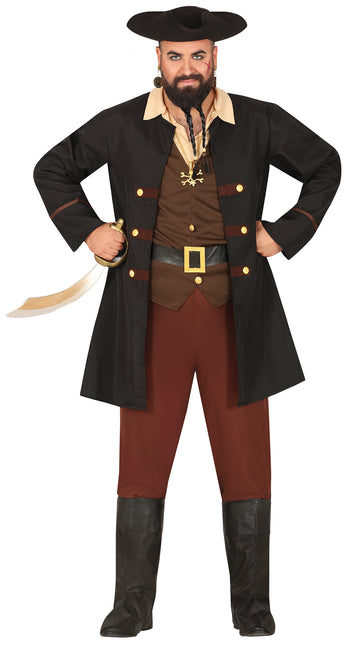 Costume Pirate Marron Hommes