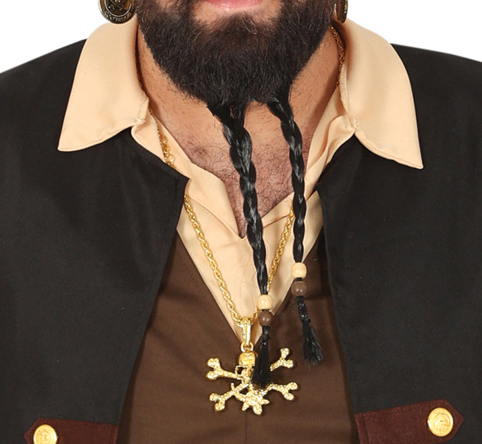 Costume Pirate Marron Hommes