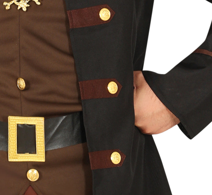 Costume Pirate Marron Hommes