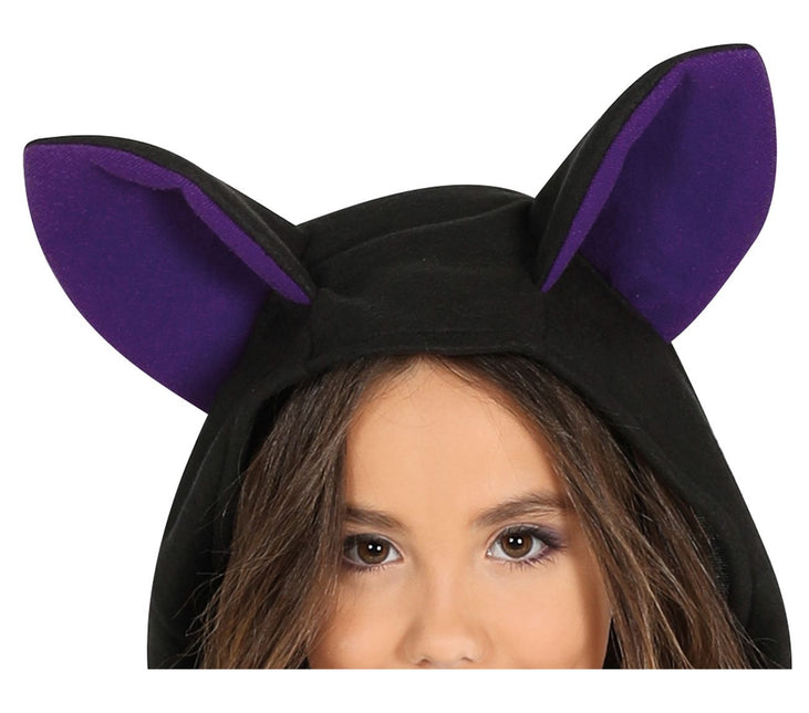 Costume d'Halloween chauve-souris fille violet