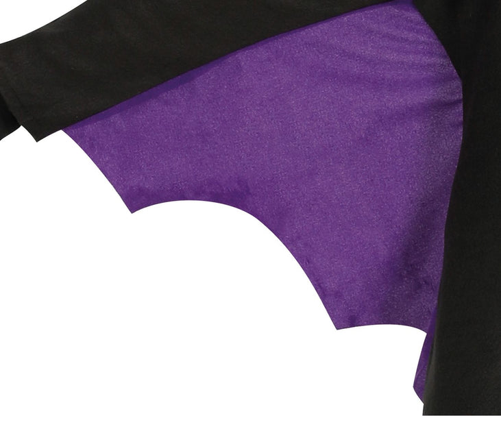 Costume d'Halloween chauve-souris fille violet