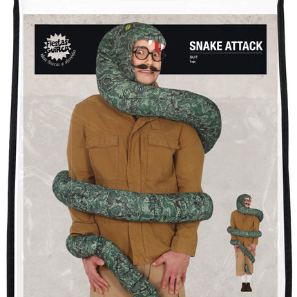 Costume d'Halloween Attaque de serpent