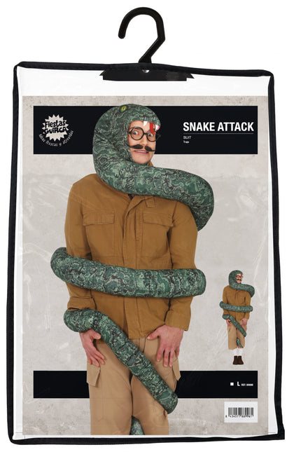 Costume d'Halloween Attaque de serpent