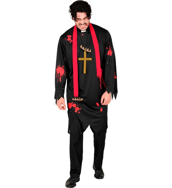 Costume d'Halloween Prêtre zombie pour homme