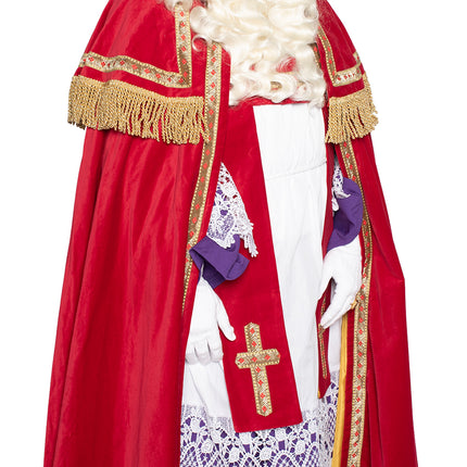Costume Sinterklaas Velours de coton 4 pièces
