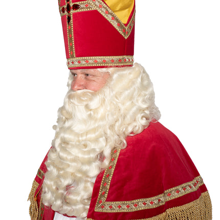 Costume Sinterklaas Velours de coton 4 pièces