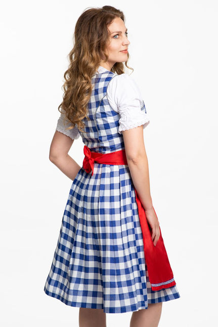 Blauwe Dirndl Jurk Oktoberfest 3 delig van Tannhauser koop je bij Partywinkel