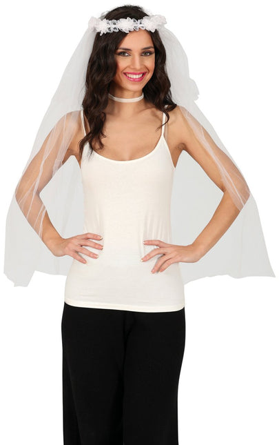 Bloemen Sluier van Fiestas Guirca koop je bij Partywinkel