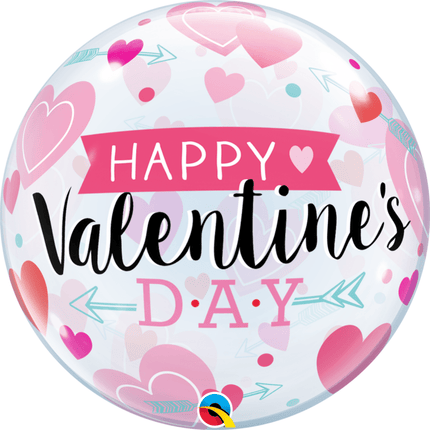 Valentijnsdag Helium Ballon Happy Valentines Day van Folat koop je bij Partywinkel