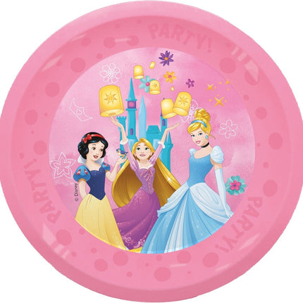 Disney Prinsessen Borden Herbruikbaar 21cm 4st van Procos koop je bij Partywinkel
