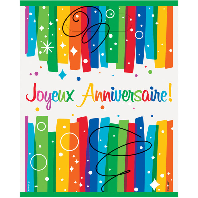 Sacs de fête Joyeux Anniversaire 8pcs