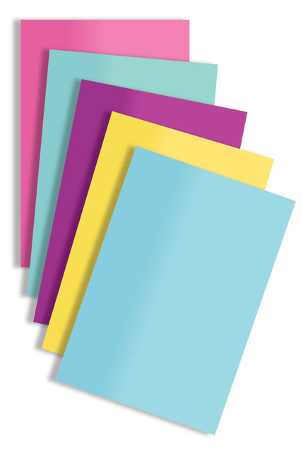 Papier crépon Couleurs Set 50cm 2.5m 5pcs