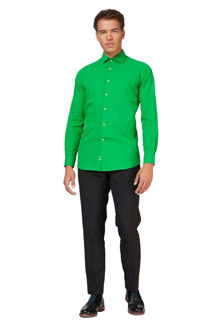 Chemise verte pour hommes <tc>OppoSuits</tc>