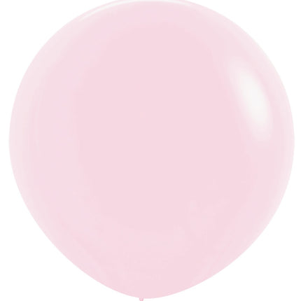 Ballons Pastel Rose Mat 91cm 10pcs