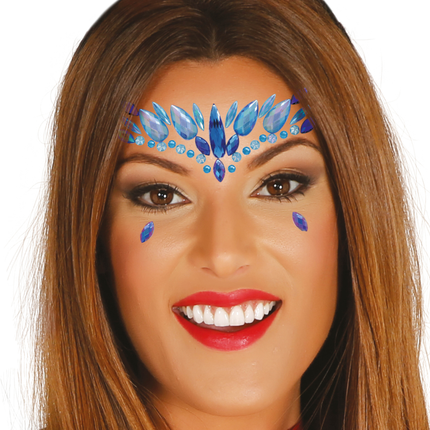 Diamants bleus pour le visage