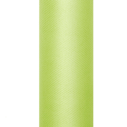 Rouleau de tulle vert lime 15cm 9m