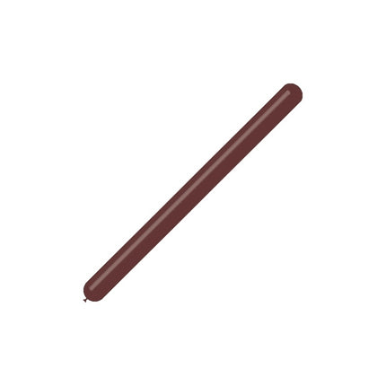 Marron foncé Ballons à modeler 7.5cm 150cm 100pcs