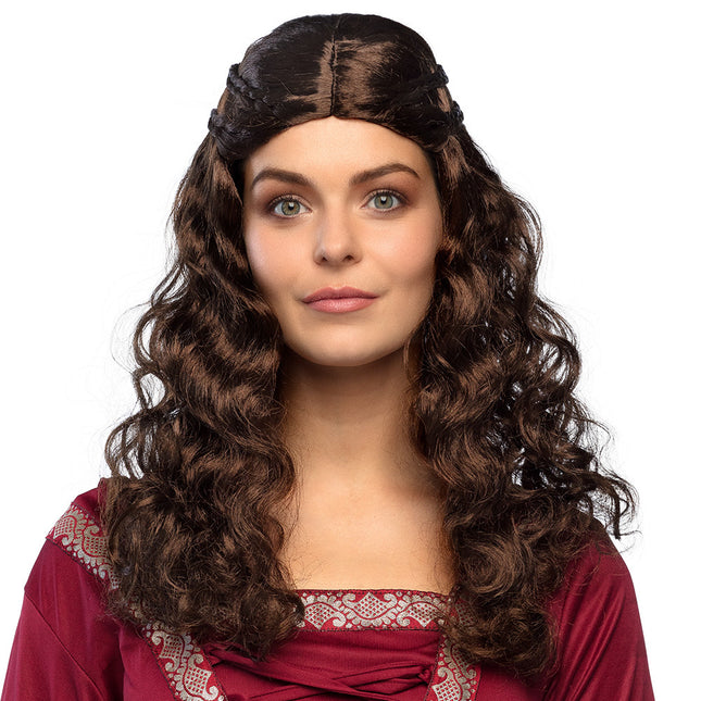 Perruque brune Lady