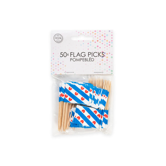 Friesland Bâtons de cocktail Pompebled 6cm 50pcs