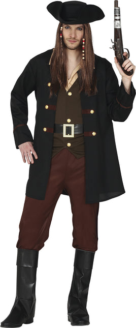 Costume Pirate Marron Hommes