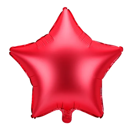 Ballon à l'hélium étoile rouge vide 48cm