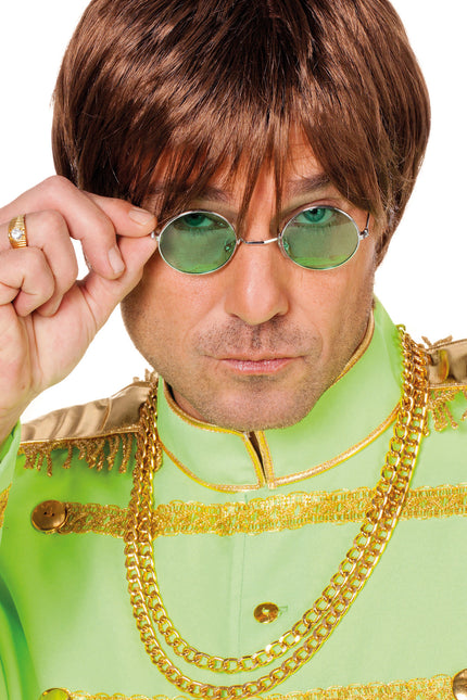Lunettes hippies vertes
