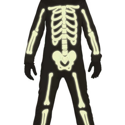 Costume d'Halloween Squelette phosphorescent Enfant