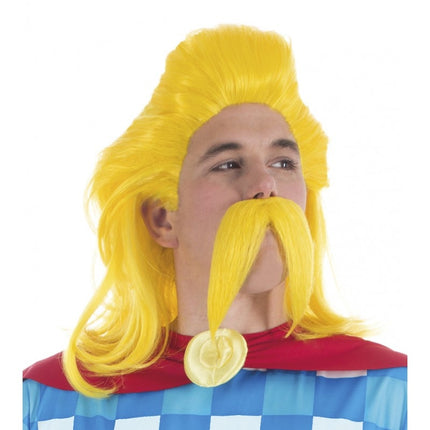 Ensemble barbe et perruque Astérix de Cacofonix