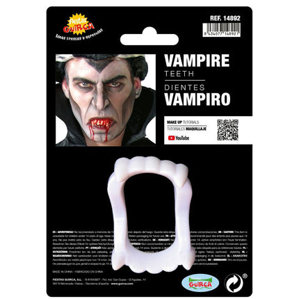 Dents de vampire pour Halloween