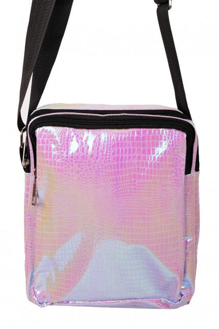 Sac à main Snake Leather Print Purple