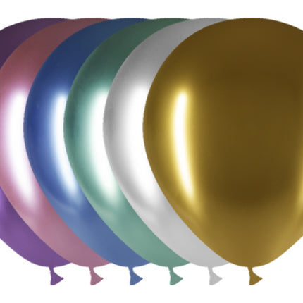 Ballons de couleur chromés 30cm 50pcs