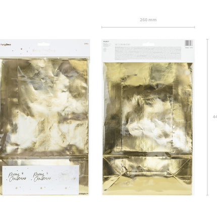 Sacs de partage or 38cm 3pcs