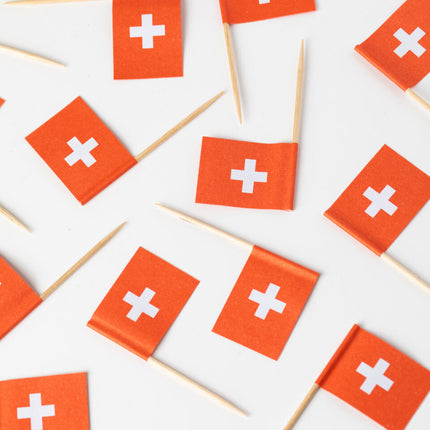 Suisse Bâtons à cocktail Suisse 6cm 50pcs