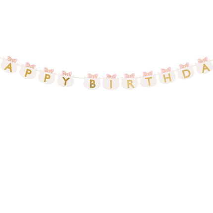 Guirlande de lettres Happy Birthday 2.8m