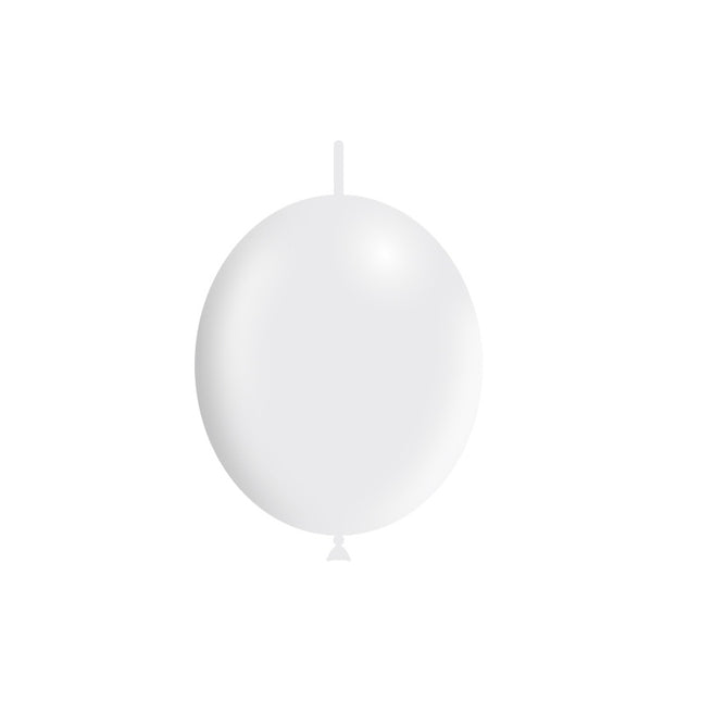 Ballons de baudruche blancs 30cm 50pcs