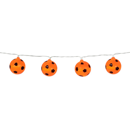 Guirlande lumineuse LED Orange Footballs 1.4m