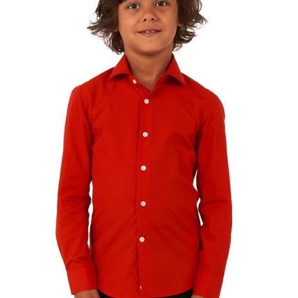 Garçon à la chemise rouge <tc>OppoSuits</tc>