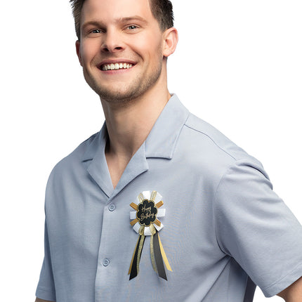 Rosette Happy Birthday 7.5cm