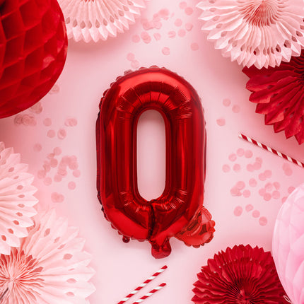 Ballon de baudruche Lettre Q Rouge Vide 35cm