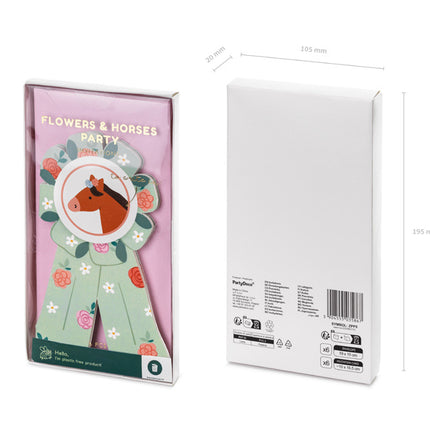 Invitations pour les chevaux 19.5cm 6pcs