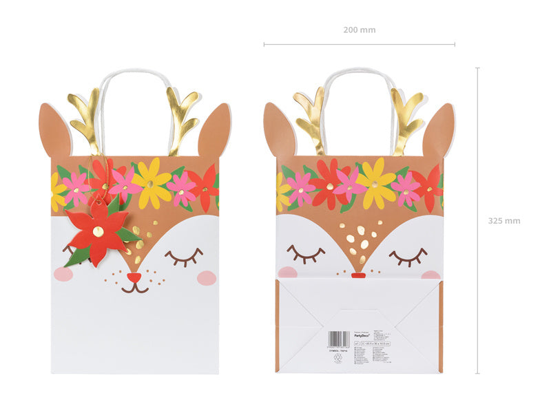 Sac cadeau Cerf 30cm