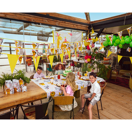 Décor de gâteau Jungle Ensemble d'animaux de la jungle 7 pièces