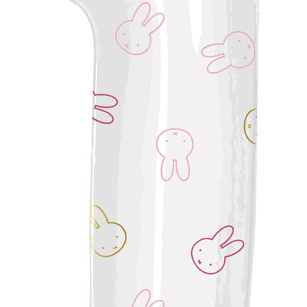 Ballon de baudruche Figure 1 Miffy Rose Vide 1.06m